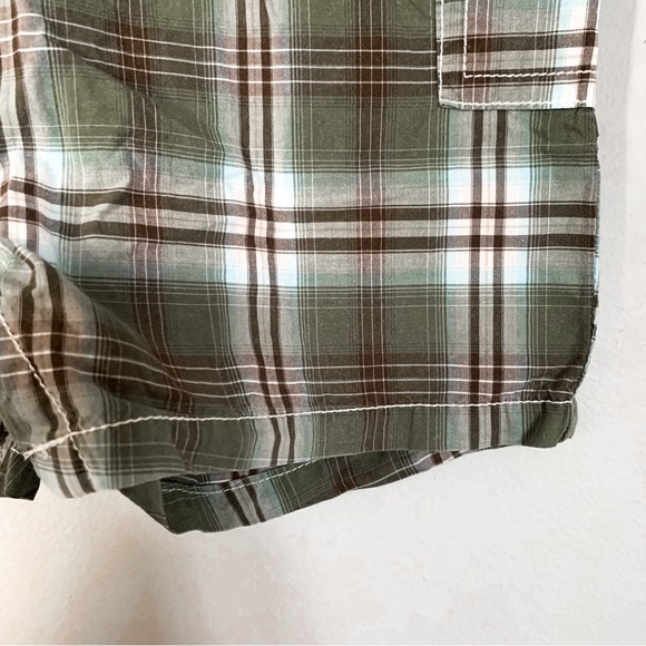 GAP • Plaid Hooded Romper - Picture 2 of 6